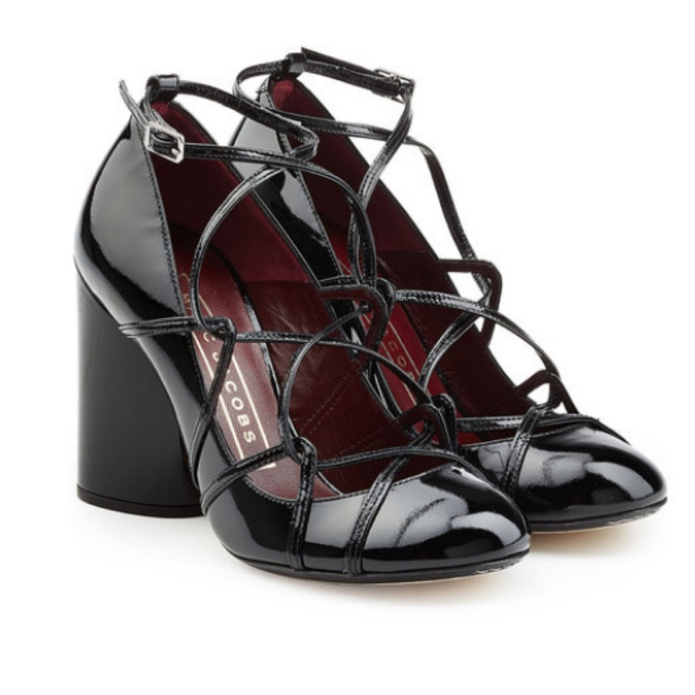 NIB Marc Jacobs Carrie Ghillie Pump Patent Leather - Picture 1 of 3